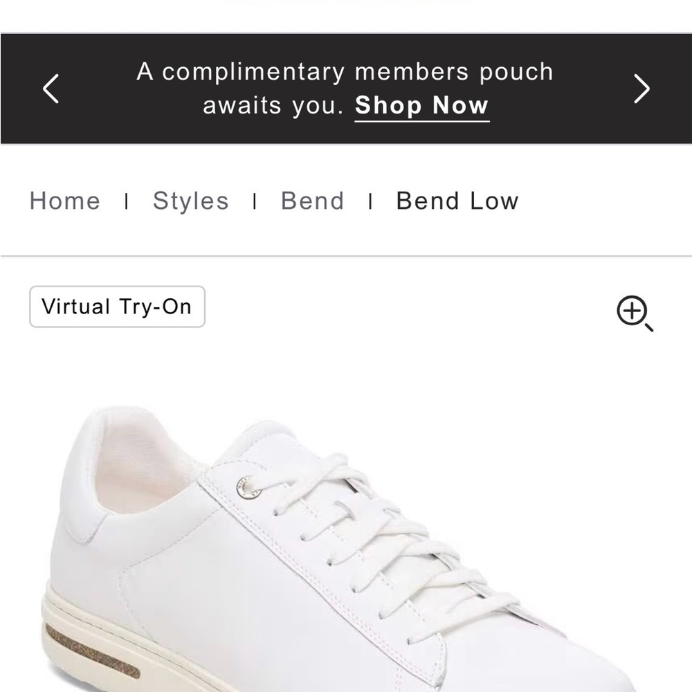 Birkenstock Bend Low White Sneakers
